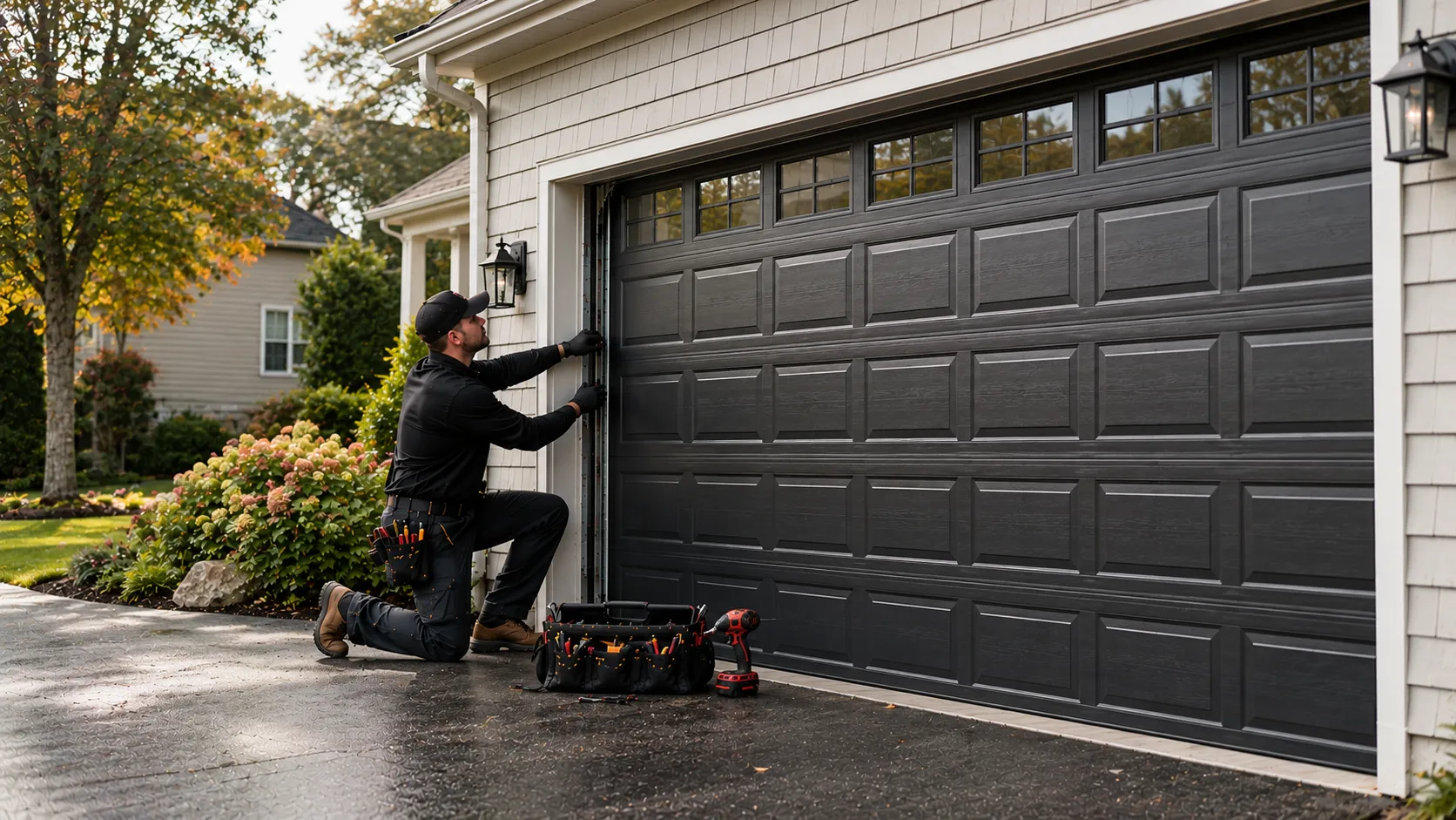 Garage Doors on Williamsburg's Older Housing Stock